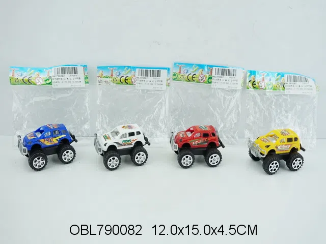 回力越野车 白 黄 红 蓝4色混装_OBL790082