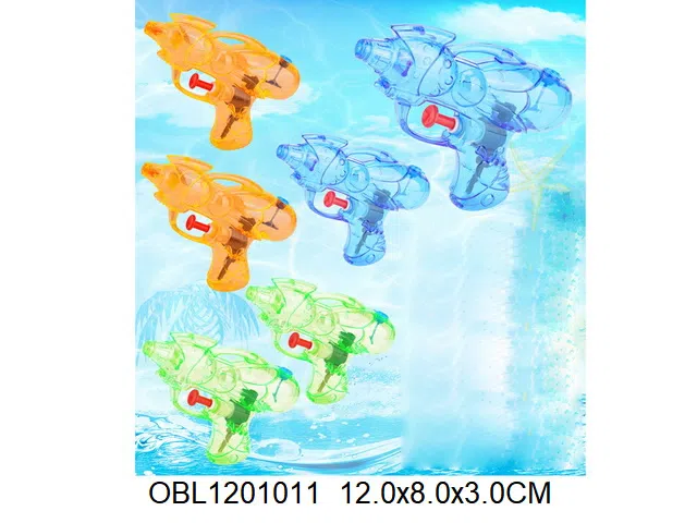 6支庄透明水枪 3色混装_OBL1201011