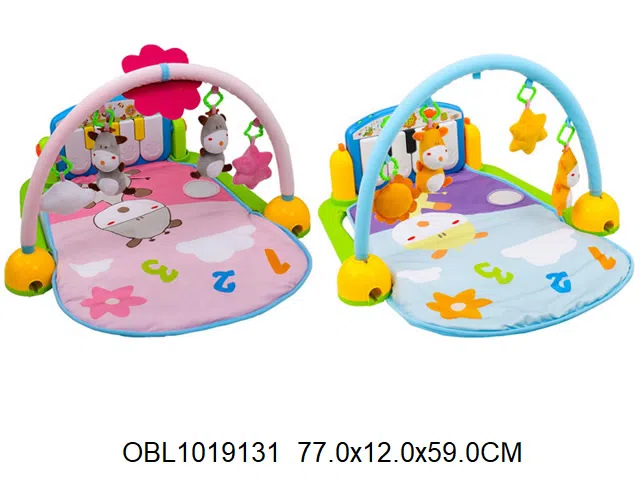 婴儿地毯  粉 蓝2色混装  超柔款_OBL1019131