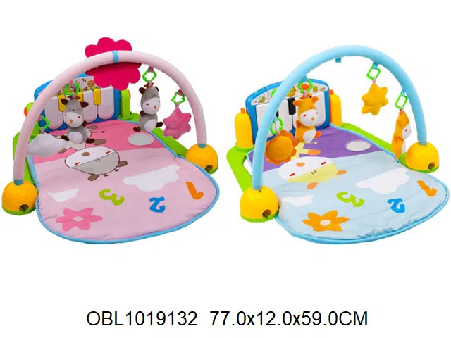 婴儿地毯  粉 蓝2色混装  水蜜桃款_OBL1019132