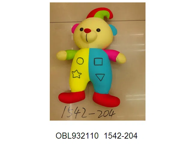 毛绒小丑熊  1色混装 40CM_OBL932110