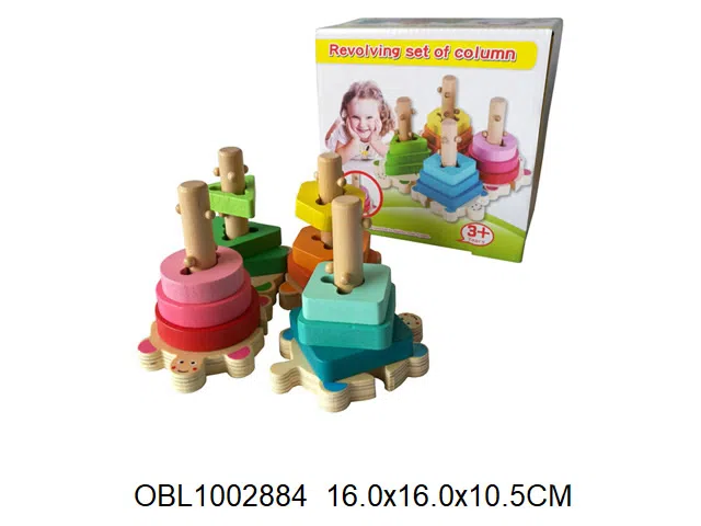 木制旋转套柱_OBL1002884