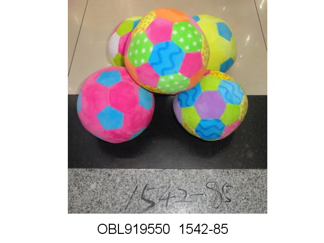 毛绒接图球 17CM 5色混装 成品_OBL919550