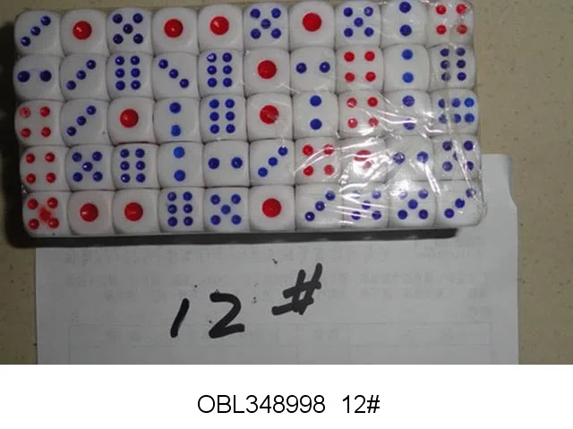 骰子 100粒/包 12MM_OBL348998