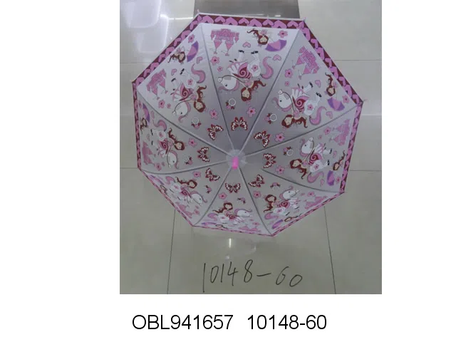 50CM环保骑马少女伞带口哨 5-6色_OBL941657