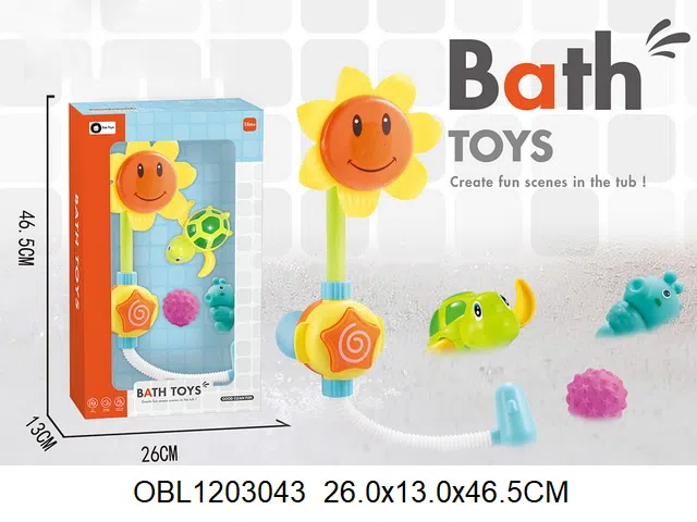 浴室玩具套装 电动花洒 2*AA电池无包电_OBL1203043