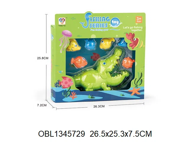 鳄鱼吃鱼套装_OBL1345729