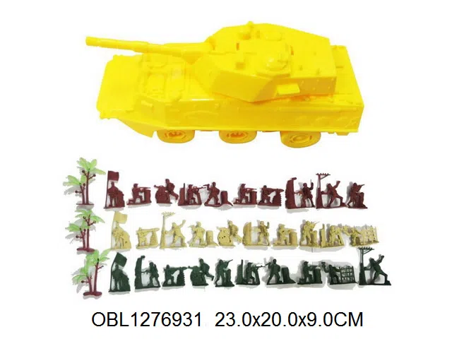 军事套装 惯性装甲坦克车 坦克2色混装_OBL1276931