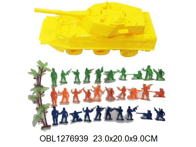 军事套装 惯性装甲坦克车 坦克2色混装_OBL1276939