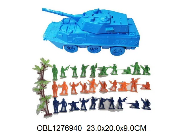军事套装 滑行装甲坦克车 坦克2色混装_OBL1276940
