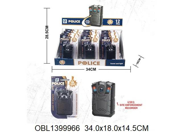 记录仪带灯光声音 3*AG13包电 12个装1展示盒_OBL1399966