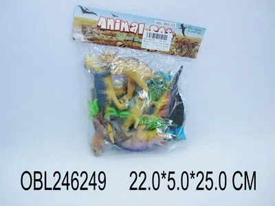 硬料彩色恐龙组合 配地图_OBL246249