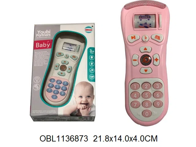 婴儿手机带灯光音乐 无包电 2粒AA_OBL1136873