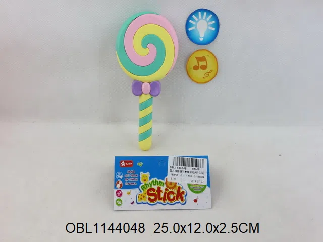 婴儿棒棒糖带灯光音乐 2颗AAA电池无包电 3色混装_OBL1144048
