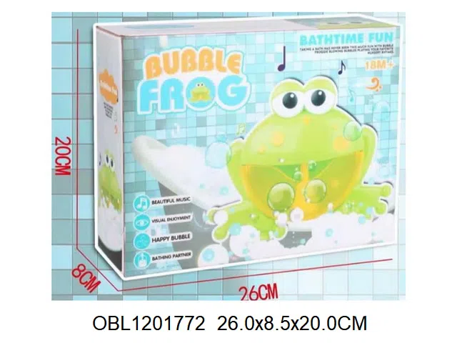 浴室玩具 吐泡泡青蛙带音乐 2*AA电池无包电_OBL1201772