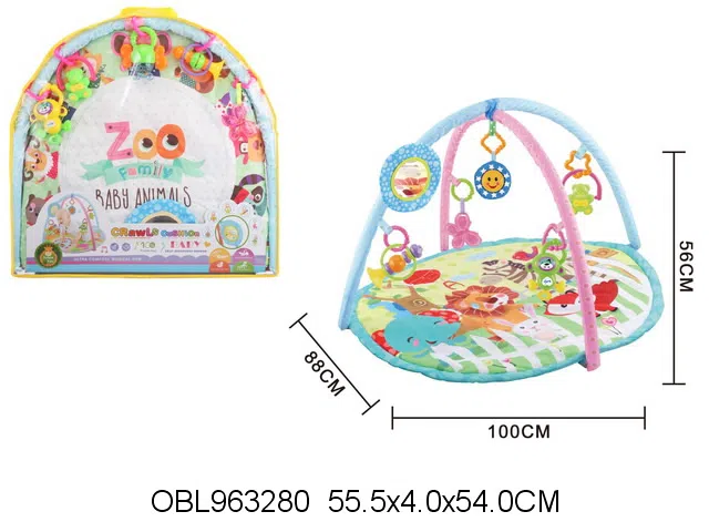 婴儿健身毯带音乐 包电 5个吊件不包电_OBL963280