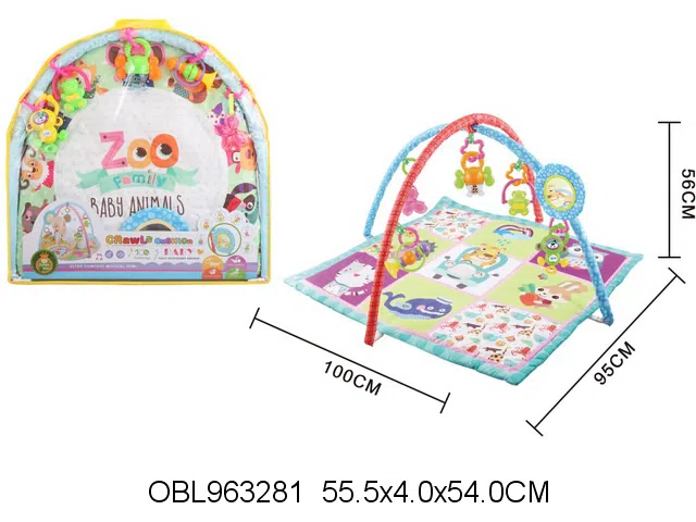 婴儿健身毯带音乐 包电 5个吊件不包电_OBL963281