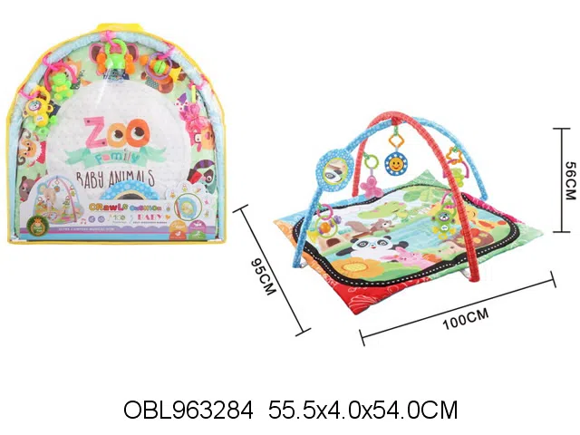 婴儿健身毯带音乐 包电 5个吊件不包电_OBL963284