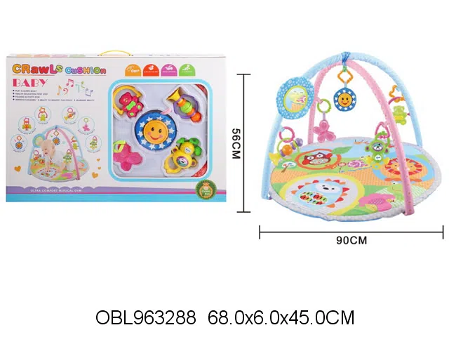 婴儿健身毯带音乐 包电 5个吊件不包电_OBL963288