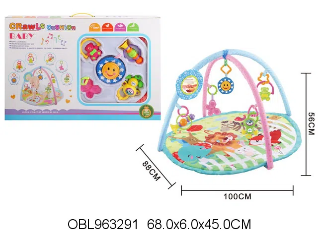 婴儿健身毯带音乐 包电 5个吊件不包电_OBL963291