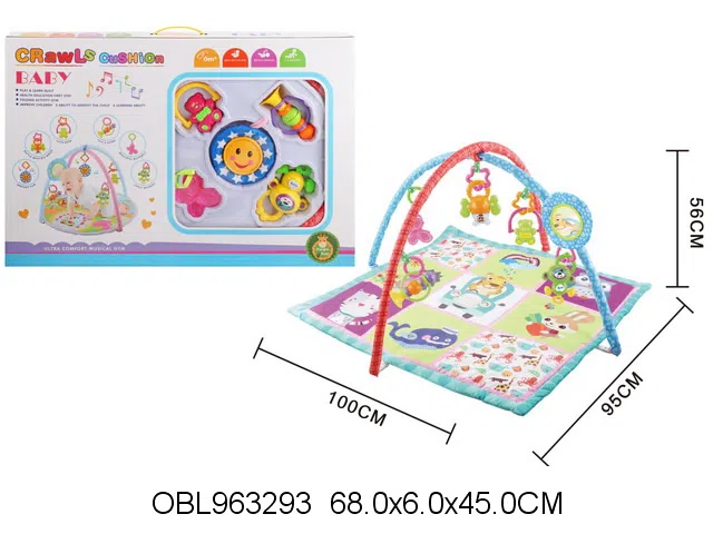 婴儿健身毯带音乐 包电 5个吊件不包电_OBL963293