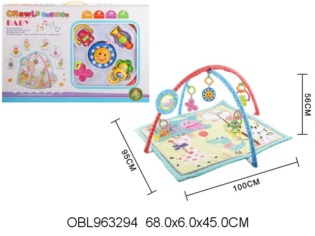 婴儿健身毯带音乐 包电 5个吊件不包电_OBL963294