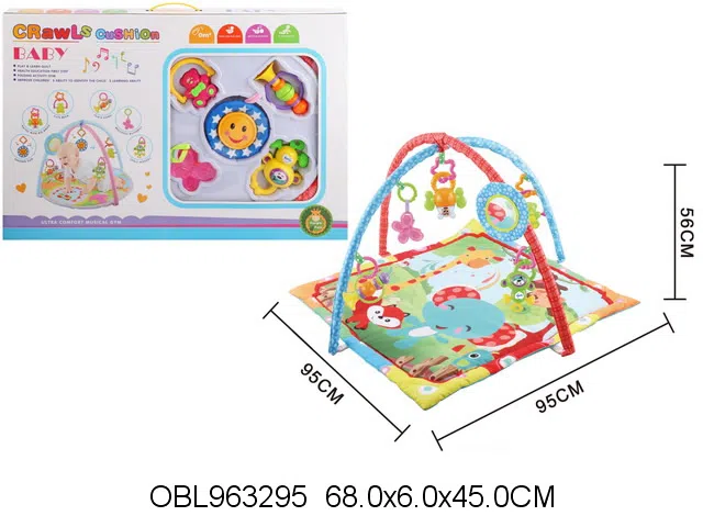 婴儿健身毯带音乐 包电 5个吊件不包电_OBL963295