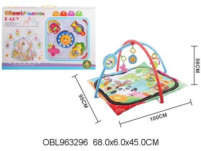 婴儿健身毯带音乐 包电 5个吊件不包电_OBL963296