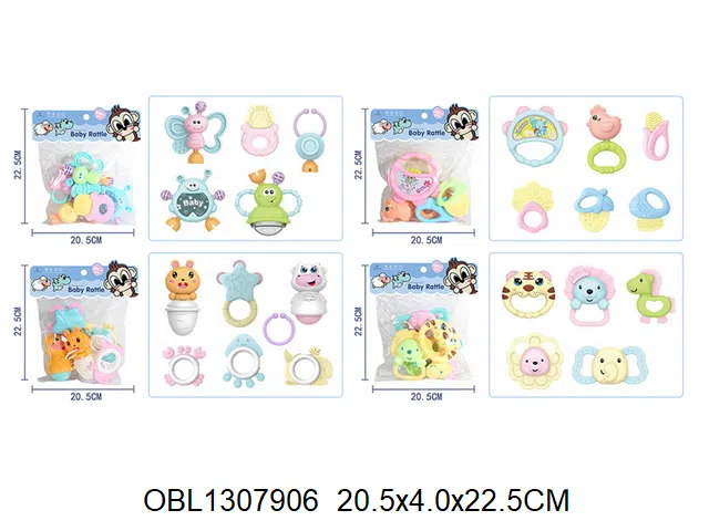 婴儿摇铃套装   4款混装_OBL1307906