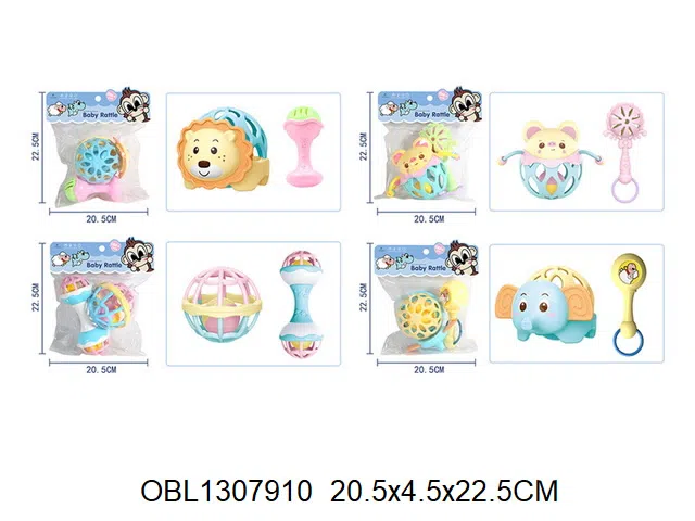 2个庄婴儿摇铃   4款混装_OBL1307910