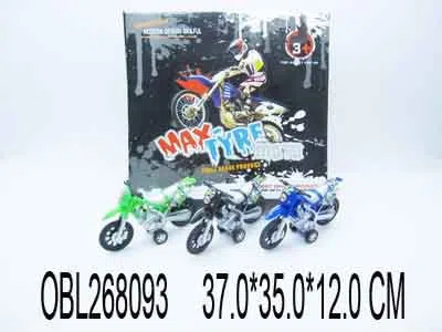 12只庄惯性摩托车 蓝 绿 黑三色混装_OBL268093