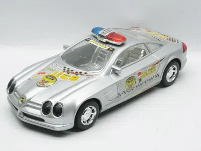 惯性仿真电镀座警车_OBL110364