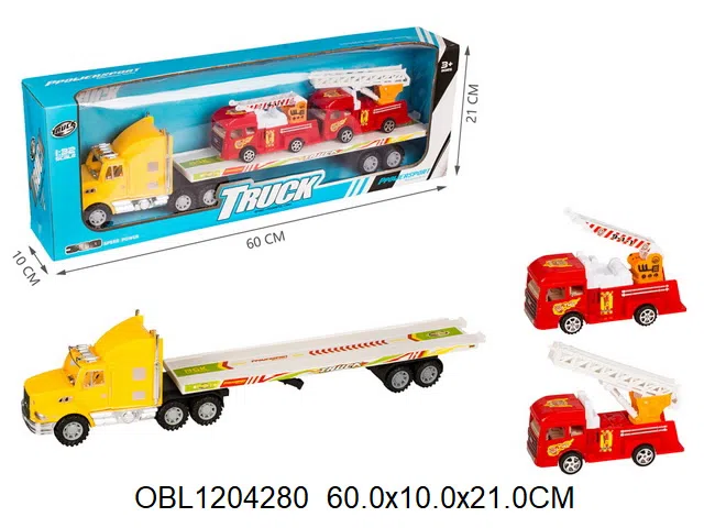 惯性拖头车载2只滑行车_OBL1204280