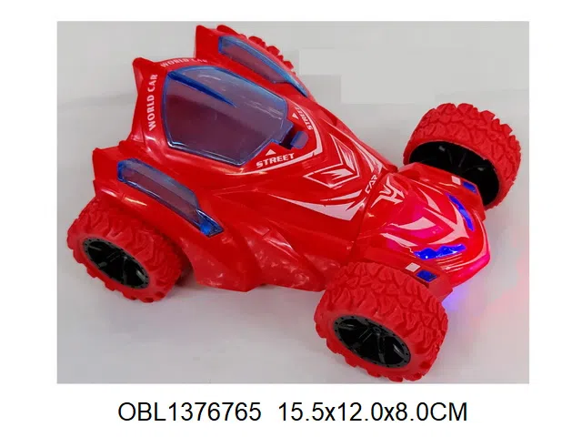 惯性旋转特技车 带灯光 4色混装_OBL1376765