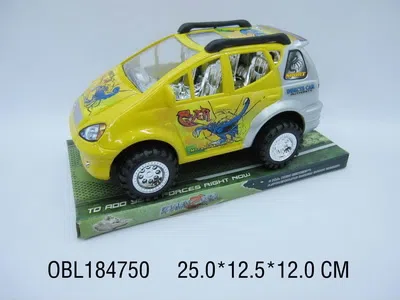 惯性仿真商务跑车(卡通昆虫标) 黄绿二色混装_OBL184750