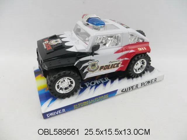 惯性悍马警车 蓝 红2色混装_OBL589561