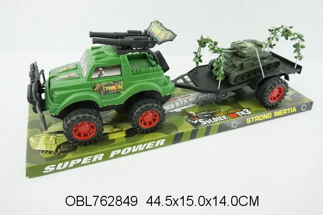 惯性军事车拖坦克_OBL762849