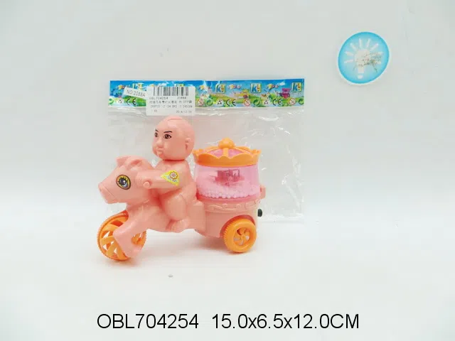 拉线马车带灯光雪花 包电 2色混装_OBL704254