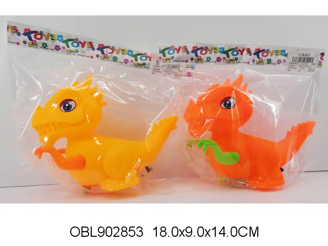 拉线恐龙带灯光 包电 黄 绿 橙3色混装_OBL902853