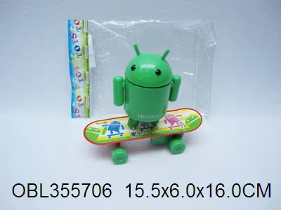 拉线安卓机器人 3款标3色混装_OBL355706