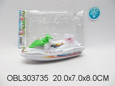 拉线摩托船艇带灯光雪花 3色混装_OBL303735