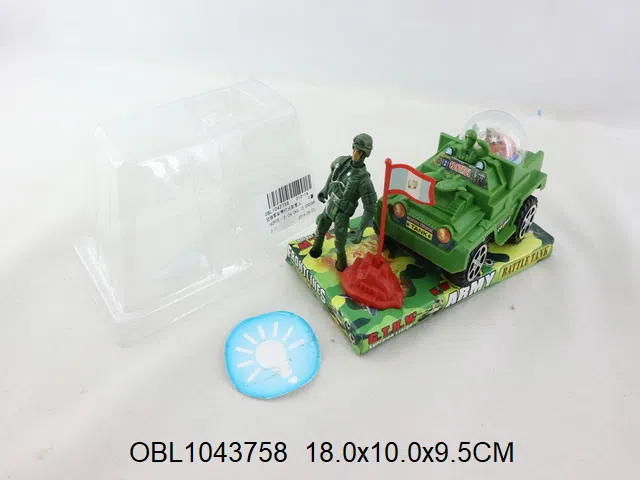 拉线军车带灯光配军人 配件 2色混装 包电_OBL1043758