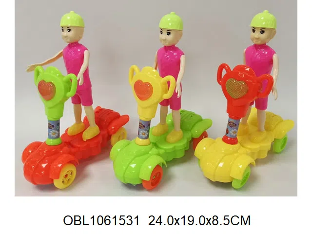 拉线滑板车带灯光 包电_OBL1061531