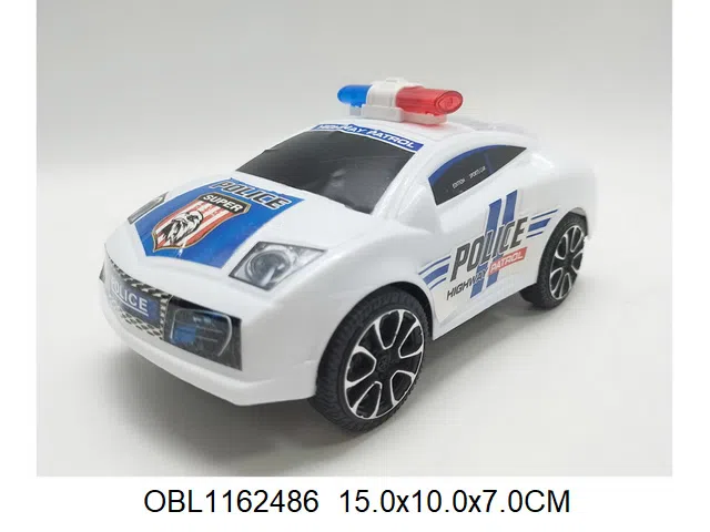 拉线警车带灯光 包电_OBL1162486