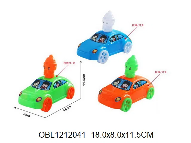 拉线车带灯光  包电  3色混装_OBL1212041