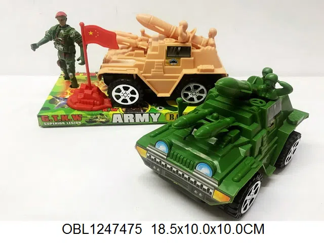 拉线战车配战士国旗 2色混装_OBL1247475