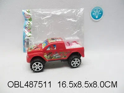 拉线车带灯光雪花 愤怒的小鸟 包电 2色混装_OBL487511