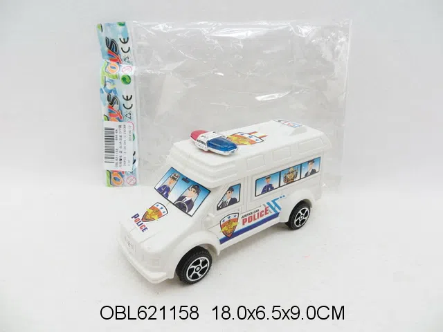 拉线警车 蓝 白2色混装_OBL621158