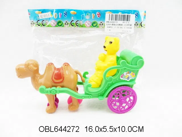 拉线卡通骆驼车载熊 2色混装_OBL644272