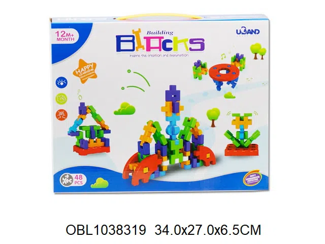 益智拼插积木 48PCS_OBL1038319